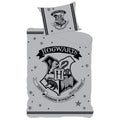 Grey - Back - Harry Potter Hogwarts Duvet Cover Set