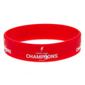 Red - Front - Liverpool FC Premier League Champions Silicone Wristband