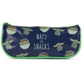 Black-Green - Front - Star Wars: The Mandalorian Snacks And Naps Pencil Case