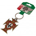 Red-Gold - Side - FPF Portugal Crest Keyring