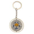 Silver - Front - Leicester City FC Spinner Keyring
