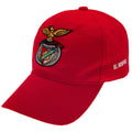 Red - Front - SL Benfica Unisex Adult Baseball Cap