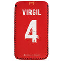 Red-White - Front - Liverpool FC Van Dijk Phone Case