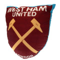 Claret Red - Front - West Ham United FC Crest Filled Cushion