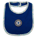 Blue-White - Back - Chelsea FC Baby Bibs (Pack of 2)