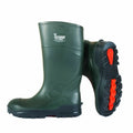 Dark Green-Black - Front - Troya Unisex Adult Techno Wellington Boots