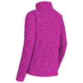 Bright Pink - Back - Trespass Childrens-Kids Abra 1-2 Zip Sweater Top