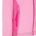 Pink Lady Stripe - Side - Trespass Childrens-Kids Bunker Fleece Jacket