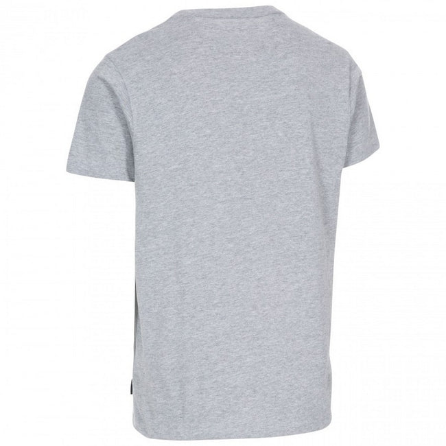 Grey Marl - Back - Trespass Mens Gibson II T-Shirt