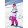 White - Side - Trespass Childrens Girls Hawser Ski Jacket