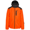 Hot Orange - Front - Trespass Mens Slyne Hooded Ski Jacket