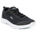 Black - Front - Trespass Childrens-Kids Tracking Memory Foam Trainers