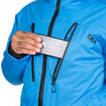 Vibrant Blue - Close up - Trespass Mens  DLX Banner Ski Jacket