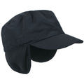 Black - Back - Trespass Unisex Rupin Performance Ear Warmer Hat
