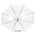 Clear - Side - X-Brella Womens-Ladies Bride Tribe Dome Umbrella