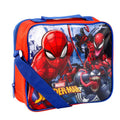 Red - Back - Spider-Man Childrens-Kids Lunch Box Set (Pack Of 3)
