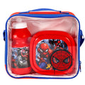 Red - Front - Spider-Man Childrens-Kids Lunch Box Set (Pack Of 3)