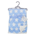 Blue - Front - Snuggle Baby Babies Star Wrap