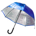 Royal Blue - Side - X-Brella Metallic Stick Umbrella