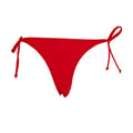 Red - Front - Brave Soul Womens-Ladies Bikini Bottoms