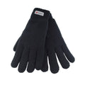 Black - Front - Heatguard Womens-Ladies Thinsulate Knitted Gloves