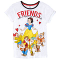 White-Black - Side - Disney Womens-Ladies Snow White Pyjamas